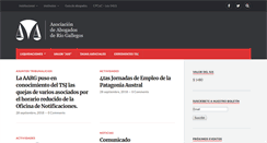 Desktop Screenshot of abogadossantacruz.org