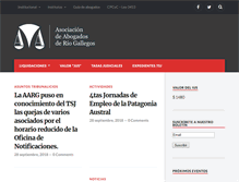 Tablet Screenshot of abogadossantacruz.org